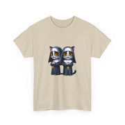 Horror Movie Cats Unisex Heavy Cotton Tee