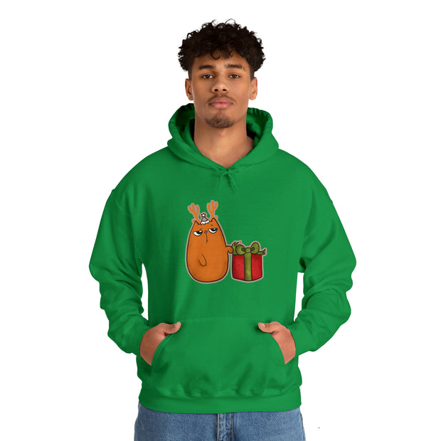 Christmas cat Unisex Heavy Blend™ Hooded Sweatshirt