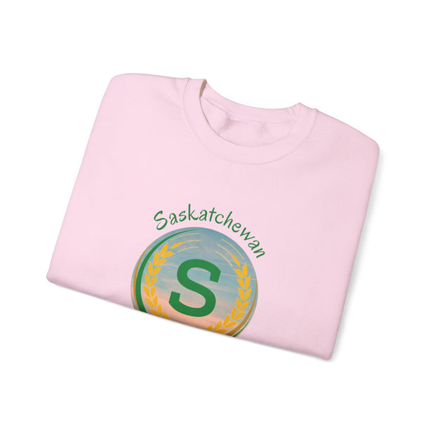 Saskatchewan Born & Raised Unisex Heavy Blend™ Crewneck Sweatshirt