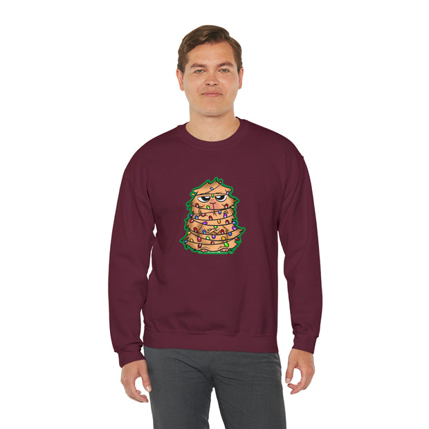 Christmas cat Unisex Heavy Blend™ Crewneck Sweatshirt