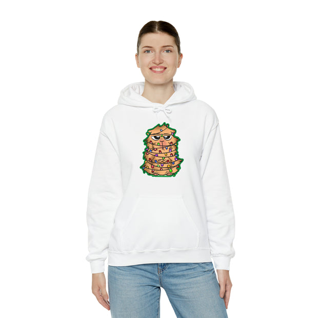 Christmas cat Unisex Heavy Blend™ Hooded Sweatshirt