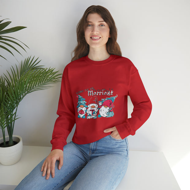Gnome Christmas Unisex Heavy Blend™ Crewneck Sweatshirt