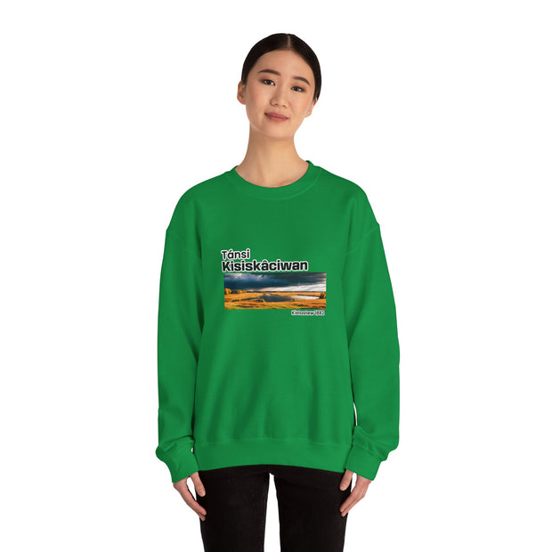 Tánsi Cree Saskatchewan Unisex Heavy Blend™ Crewneck Sweatshirt