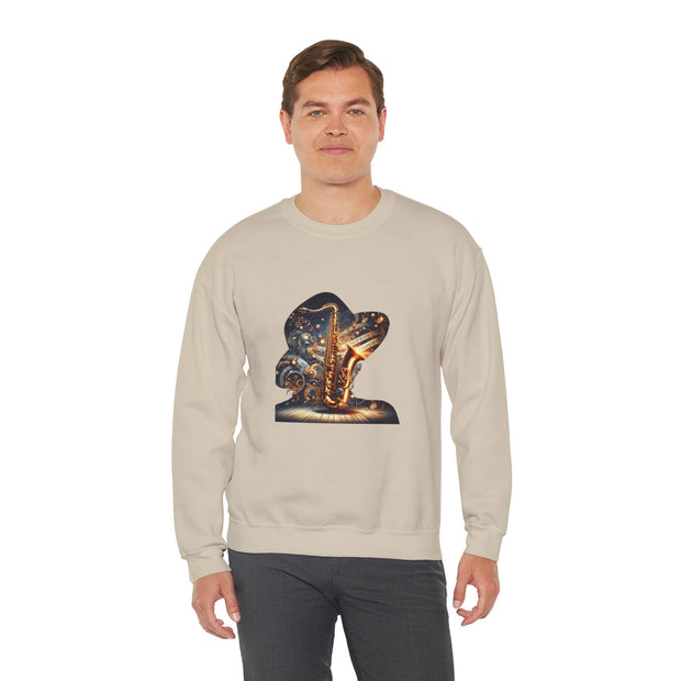 Saxophone Unisex Heavy Blend™ Crewneck Sweatshirt