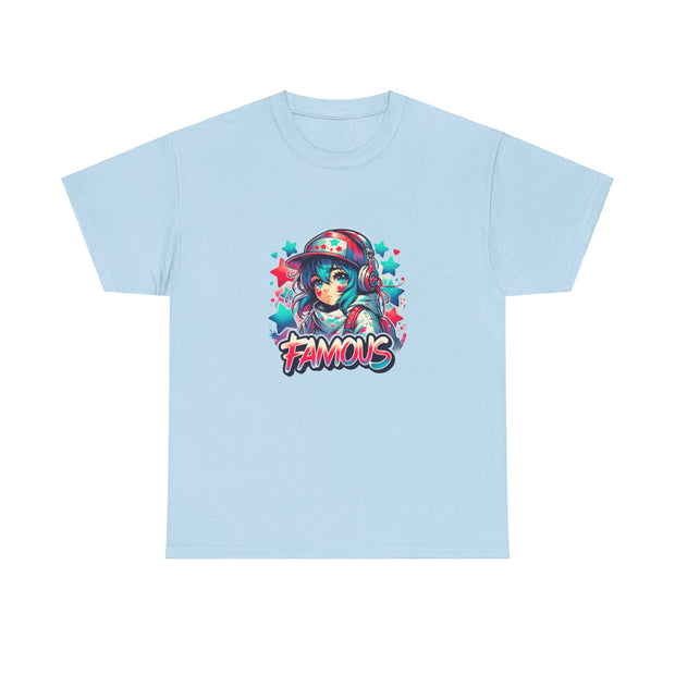 Graffiti Anime Girls Unisex Heavy Cotton Tee