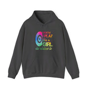 I Know I Play Like A Girl Unisex Heavy Blend™ Hooded Sweatshirt