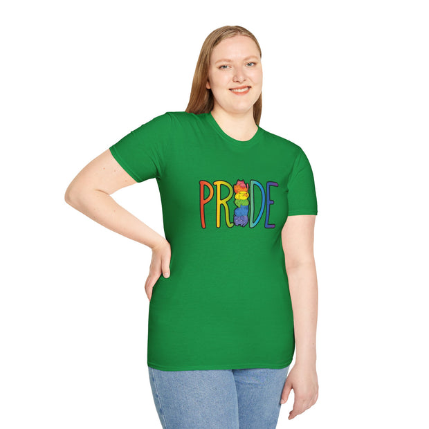 Cat Pride Tower Unisex Softstyle T-Shirt