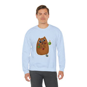 Christmas cat Unisex Heavy Blend™ Crewneck Sweatshirt