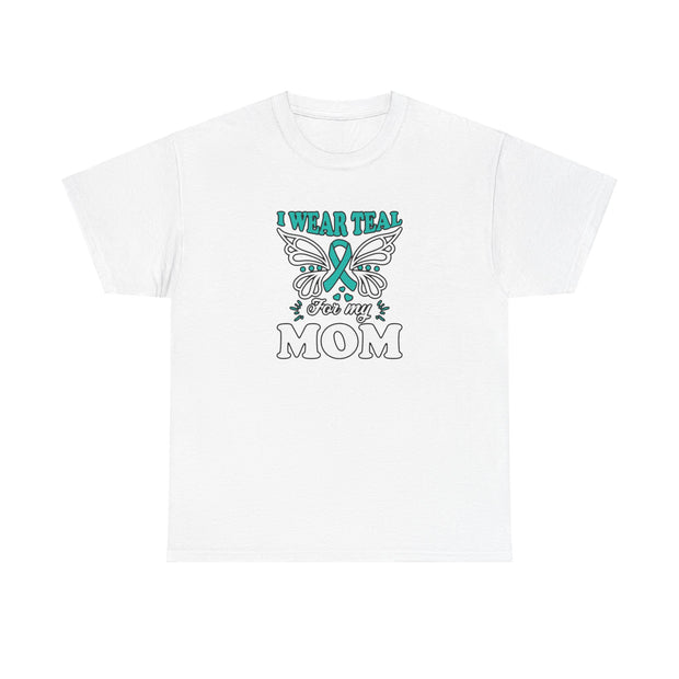 I Wear Teal Unisex Heavy Cotton Tee
