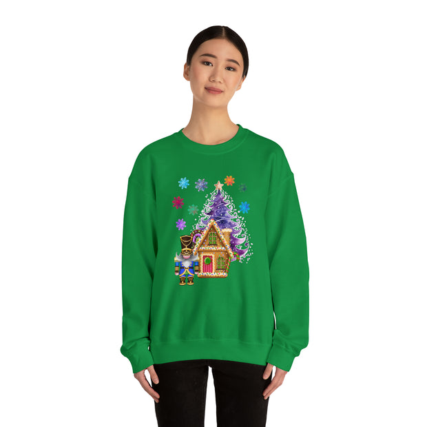 Gnome Nutcracker Unisex Heavy Blend™ Crewneck Sweatshirt