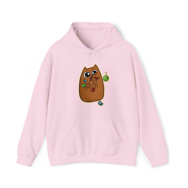 Christmas Cat Unisex Heavy Blend™ Hooded Sweatshirt