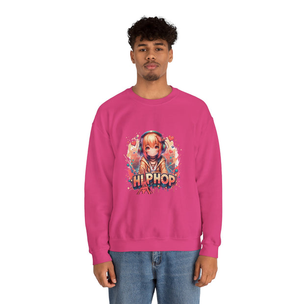 Graffiti Anime Girls Unisex Heavy Blend™ Crewneck Sweatshirt