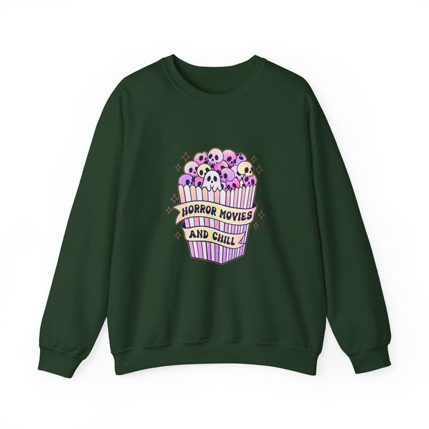 Horror Movies & Chill Unisex Heavy Blend™ Crewneck Sweatshirt