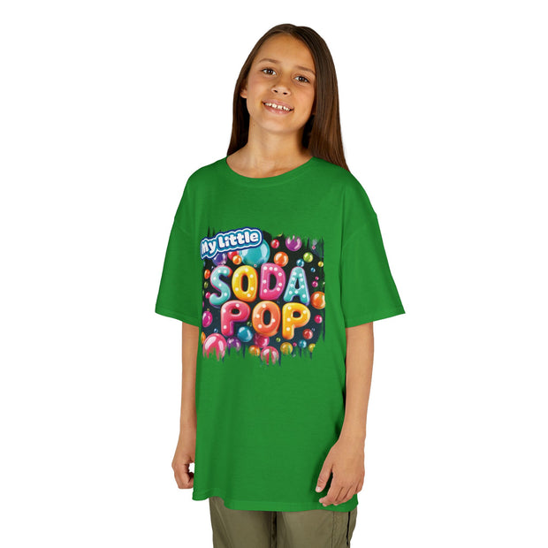 Kids Soda Pop Tee, Fun T-Shirt, Cute Apparel for Kids, Gift for Birthdays, Playdate Outfit, Colorful Kidswear