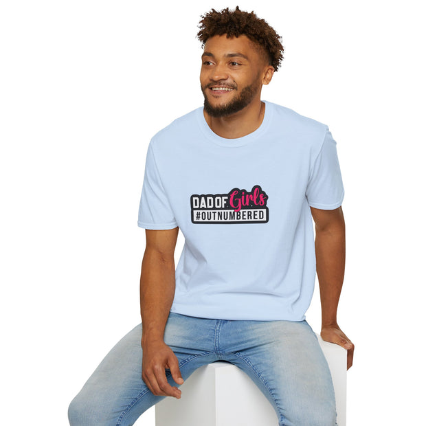 Dad of Girls Unisex Softstyle T-Shirt