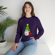 Christmas cat Unisex Heavy Blend™ Crewneck Sweatshirt