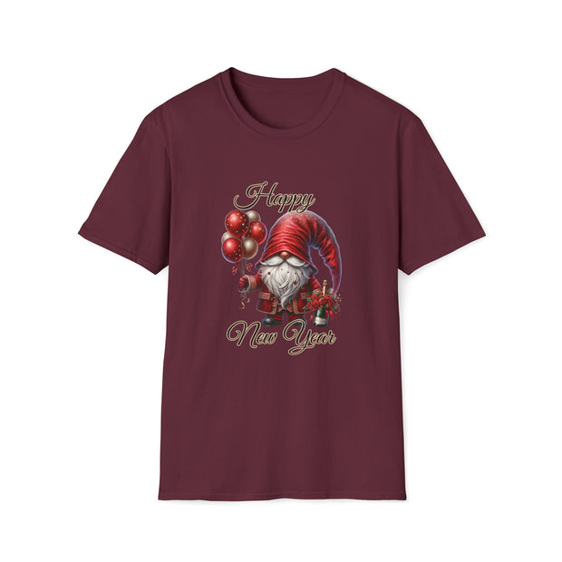 Gnome New Year Unisex Softstyle T-Shirt