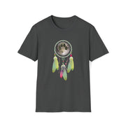 Wolf Dream catcher Unisex Softstyle T-Shirt