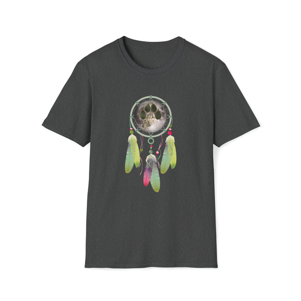 Wolf Dream catcher Unisex Softstyle T-Shirt