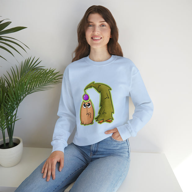 Christmas cat Unisex Heavy Blend™ Crewneck Sweatshirt