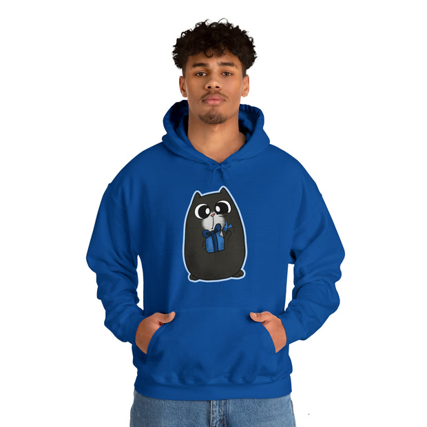 Christmas cat Unisex Heavy Blend™ Hooded Sweatshirt