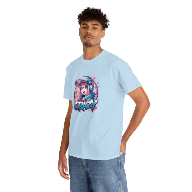 Graffiti Anime Girls Unisex Heavy Cotton Tee