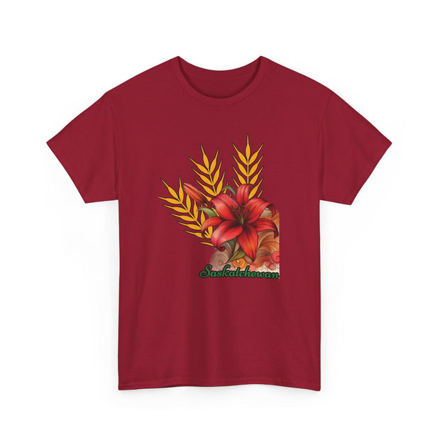 Saskatchewan Lily Unisex Heavy Cotton Tee