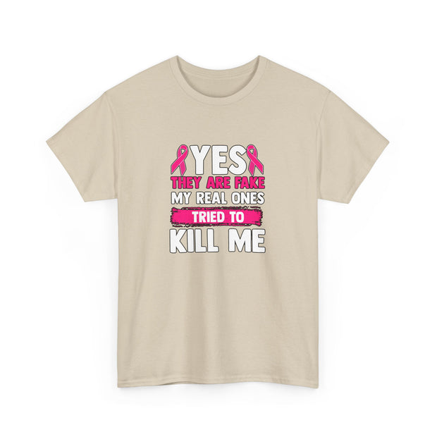 Breast Cancer Unisex Heavy Cotton Tee