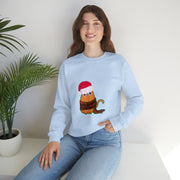 Christmas cat Unisex Heavy Blend™ Crewneck Sweatshirt