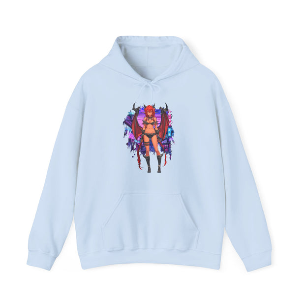 Anime Female Demon Unisex Heavy Blend™ Hooded Sweatshirt