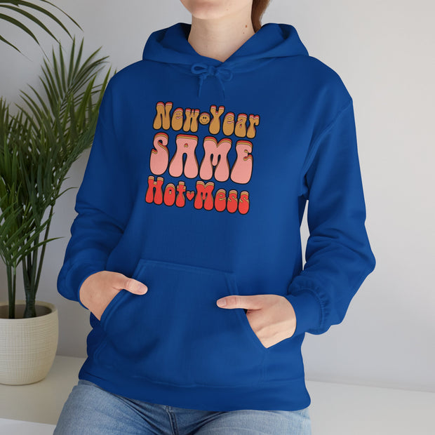 Same Hot Mess Unisex Heavy Blend™ Hooded Sweatshirt