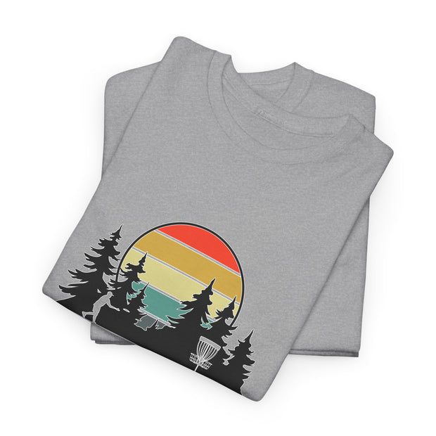 Retro Disc Golf Unisex Heavy Cotton Tee
