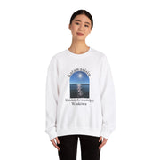 Cree Saskatchewan skies Unisex Heavy Blend™ Crewneck Sweatshirt