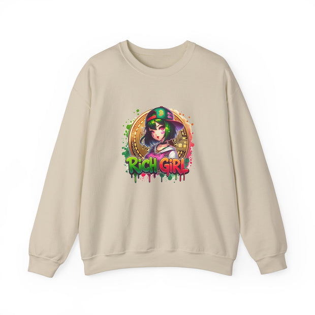 Graffiti Anime Girls Unisex Heavy Blend™ Crewneck Sweatshirt
