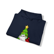 Christmas cat Unisex Heavy Blend™ Hooded Sweatshirt