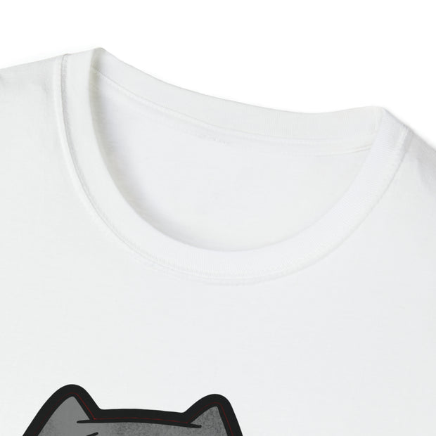 Christmas cat Unisex Softstyle T-Shirt
