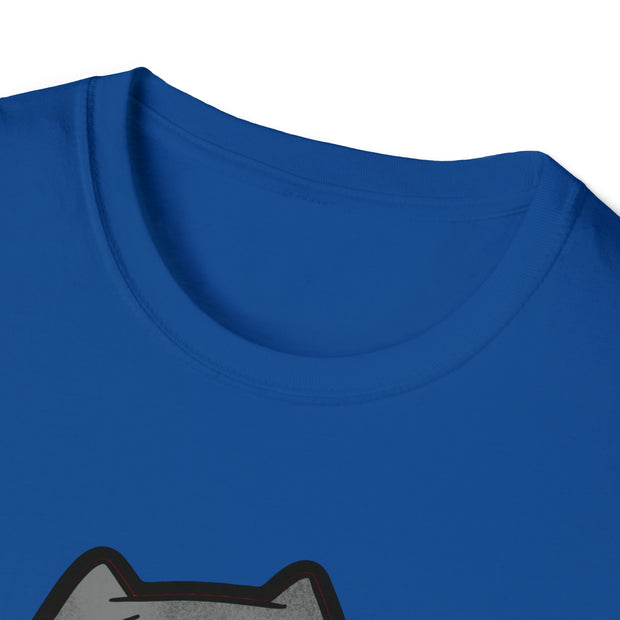 Christmas cat Unisex Softstyle T-Shirt
