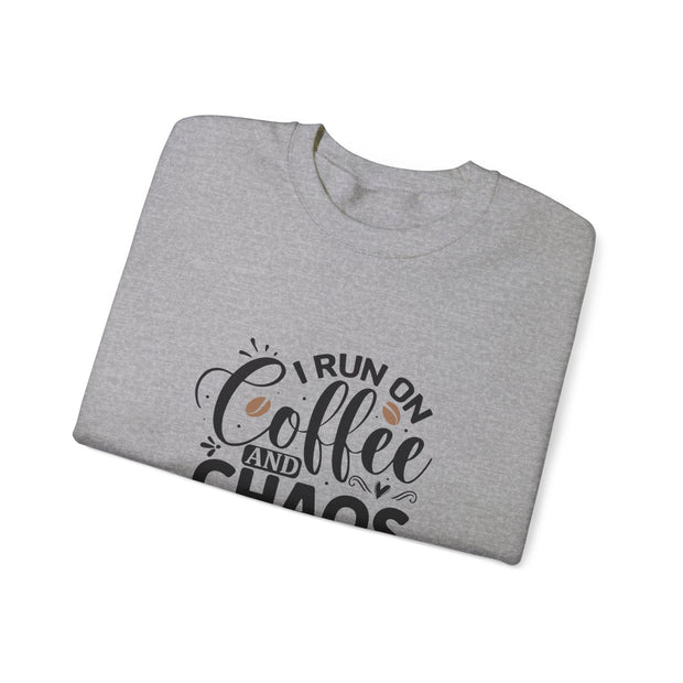 Coffee and Chaos Unisex Heavy Blend™ Crewneck Sweatshirt
