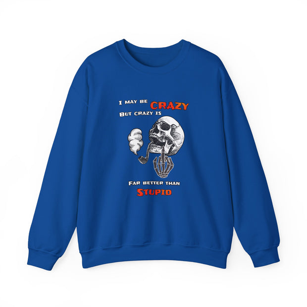 Crazy Skull Unisex Heavy Blend™ Crewneck Sweatshirt