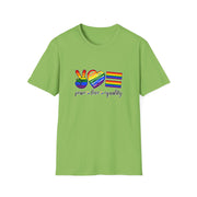 Peace Love and Equality Unisex Softstyle T-Shirt