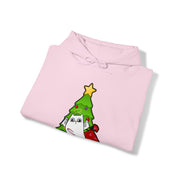 Christmas cat Unisex Heavy Blend™ Hooded Sweatshirt