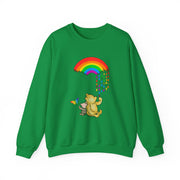 Winnie the Pooh Raining Pride Unisex Heavy Blend™ Crewneck Sweatshirt