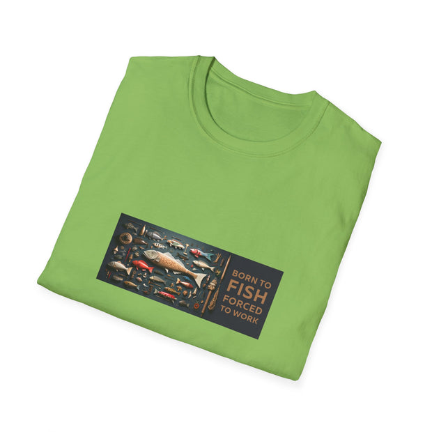 Born to Fish Unisex Softstyle T-Shirt