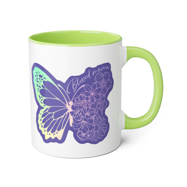 Blessed Mama Accent Mugs, 11oz