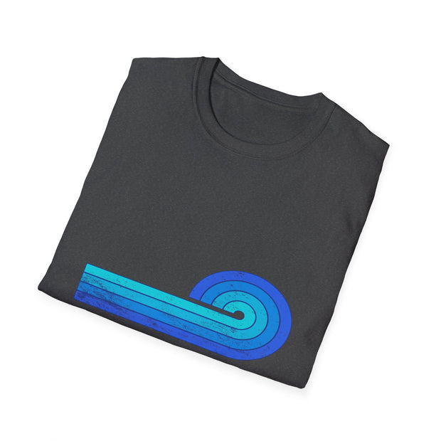 Semicircle Striped Unisex Softstyle T-Shirt