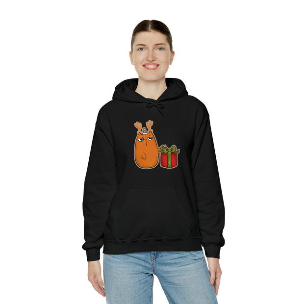 Christmas cat Unisex Heavy Blend™ Hooded Sweatshirt