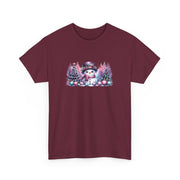 Pastel Snowman Unisex Heavy Cotton Tee