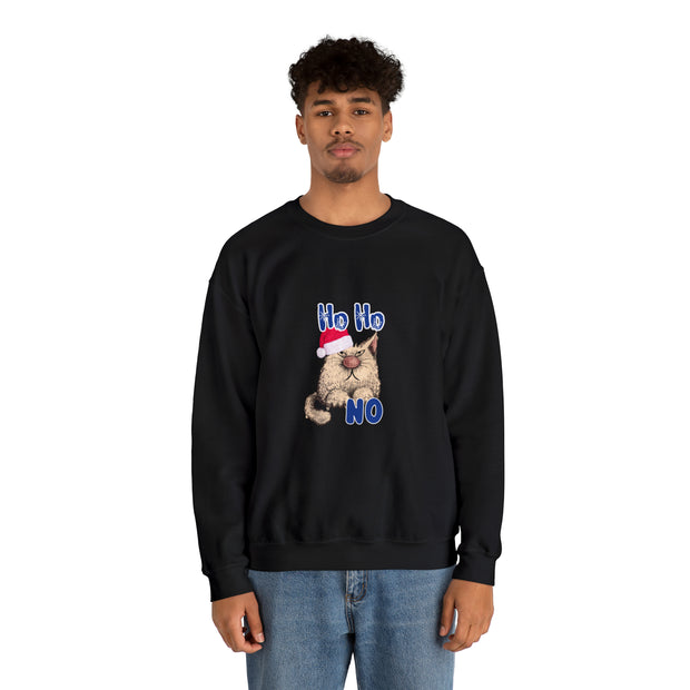 Christmas cat Unisex Heavy Blend™ Crewneck Sweatshirt