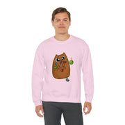 Christmas cat Unisex Heavy Blend™ Crewneck Sweatshirt
