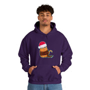 Christmas cat Unisex Heavy Blend™ Hooded Sweatshirt